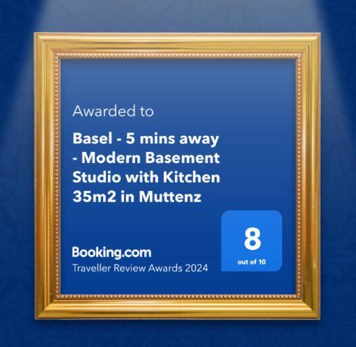 Basel - 5 Mins Away - Modern Basement Studio With Kitchen 35M2 In Muttenz Exterior foto